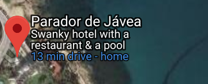 Location Parador, Jávea