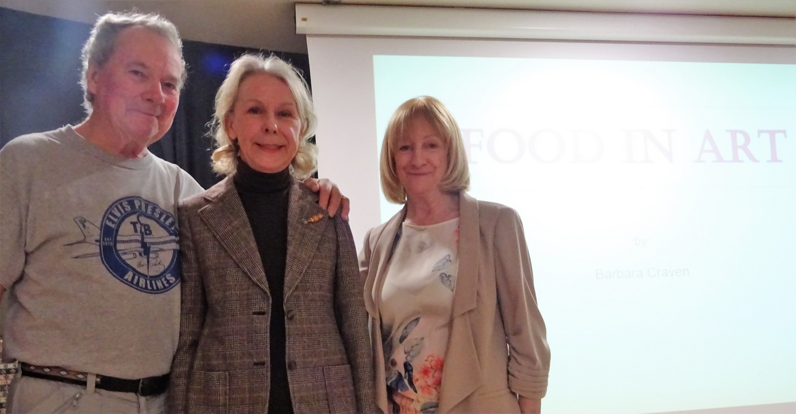 Many thanks to Barbara Craven for her very interesting presentation to the History Group on “Food in Art”