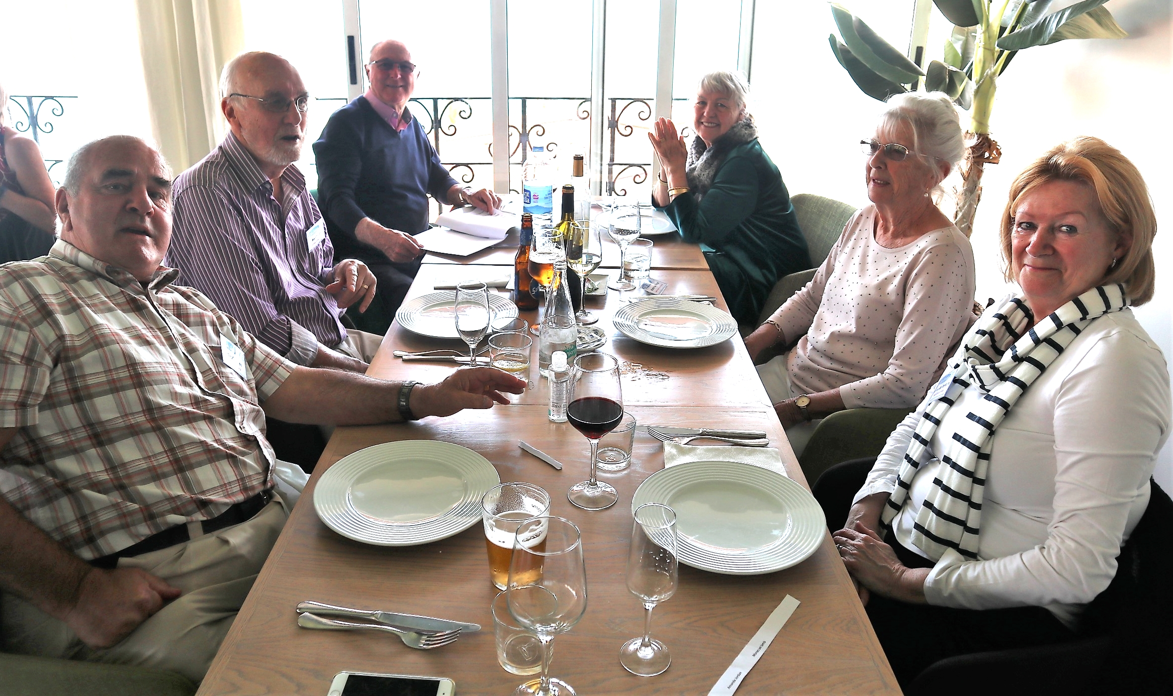 Group leaders treated to lunch