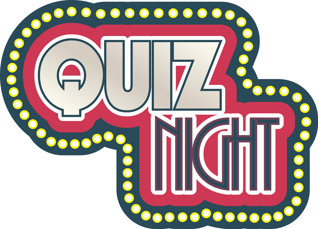 Next Quiz Night on Tuesday 21st May