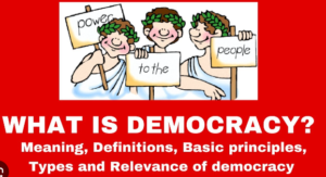 Democracy - what is it?