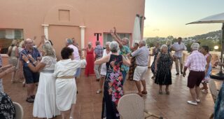 The Dining Out Group dance the night away at their Summer Party
