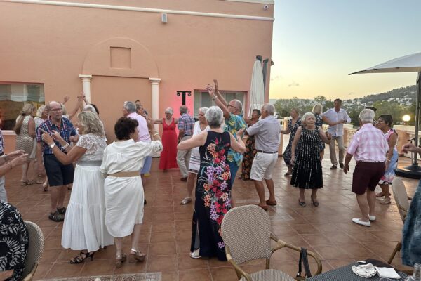 The Dining Out Group dance the night away at their Summer Party