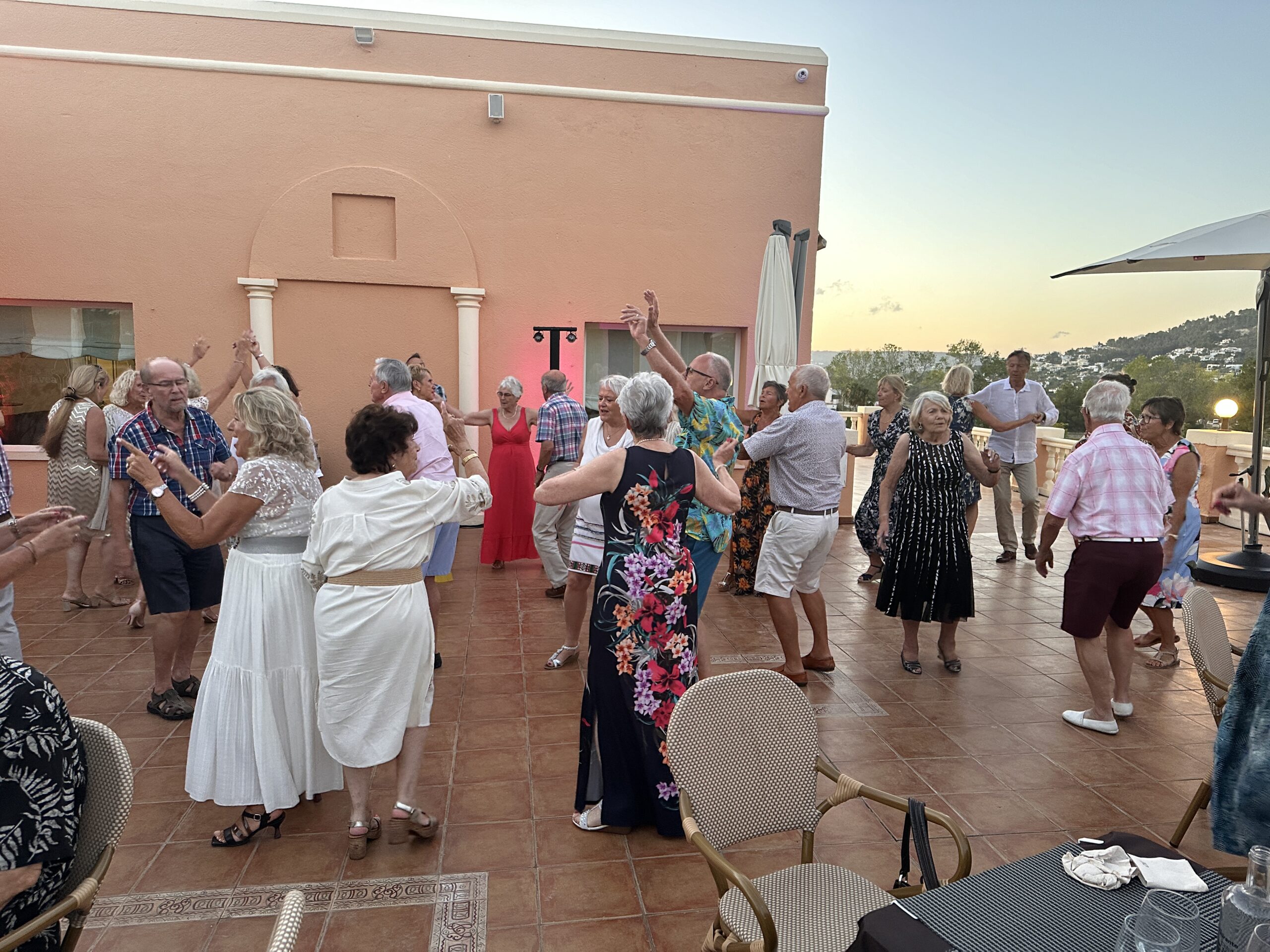 The Dining Out Group dance the night away at their Summer Party