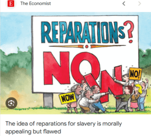 Should the West pay reparations for past events e.g. slavery, wars etc?