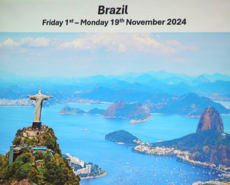 Travellers' Tales last port of call for the year - Brazil!