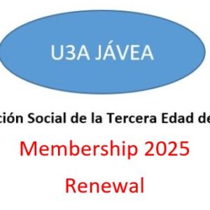 Renew U3A Membership 2025