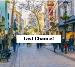 Late booking - Gibraltar