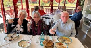 A great lunch at the Solos Dining Out Group