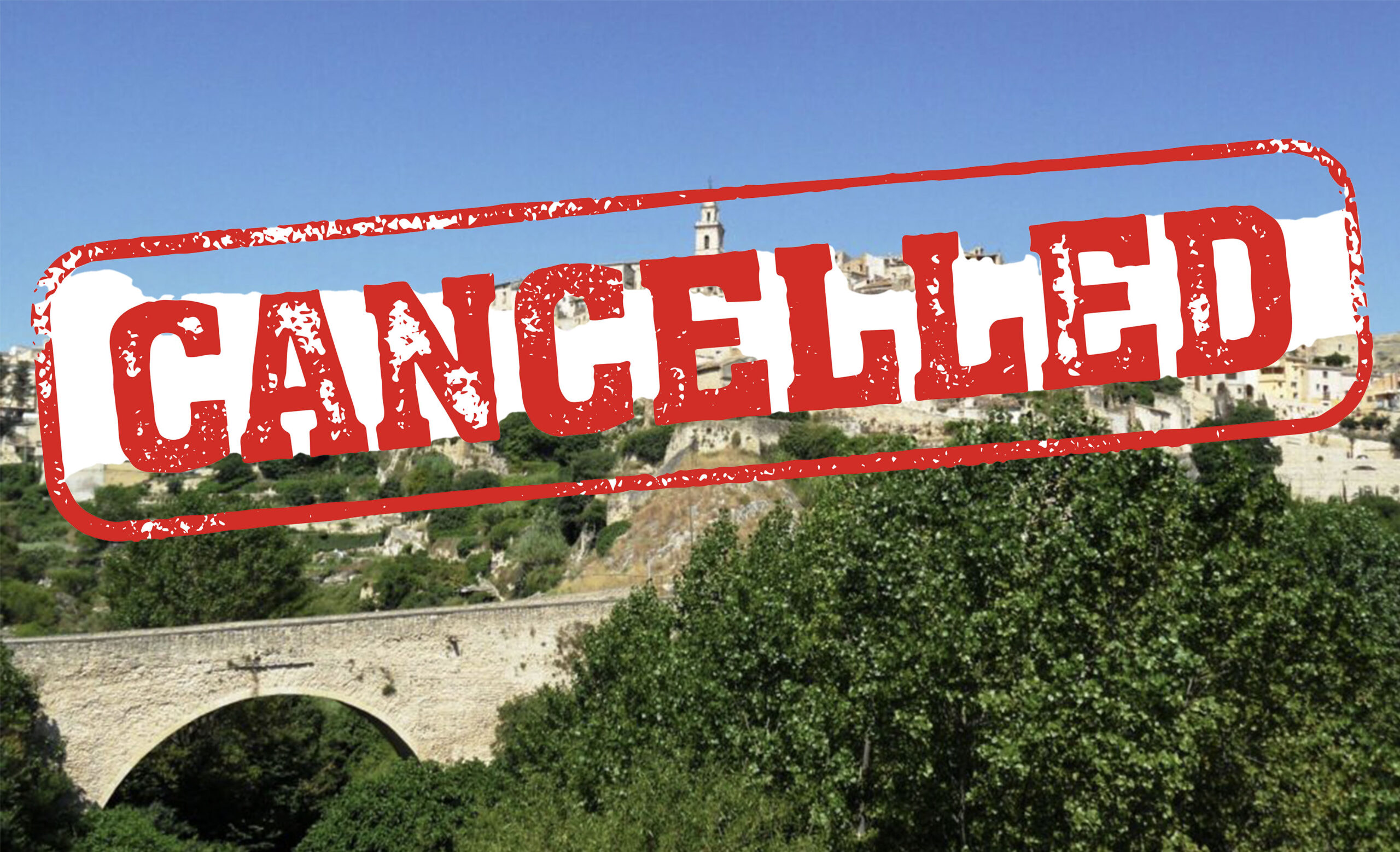 Travel trip to Bocairent – now cancelled