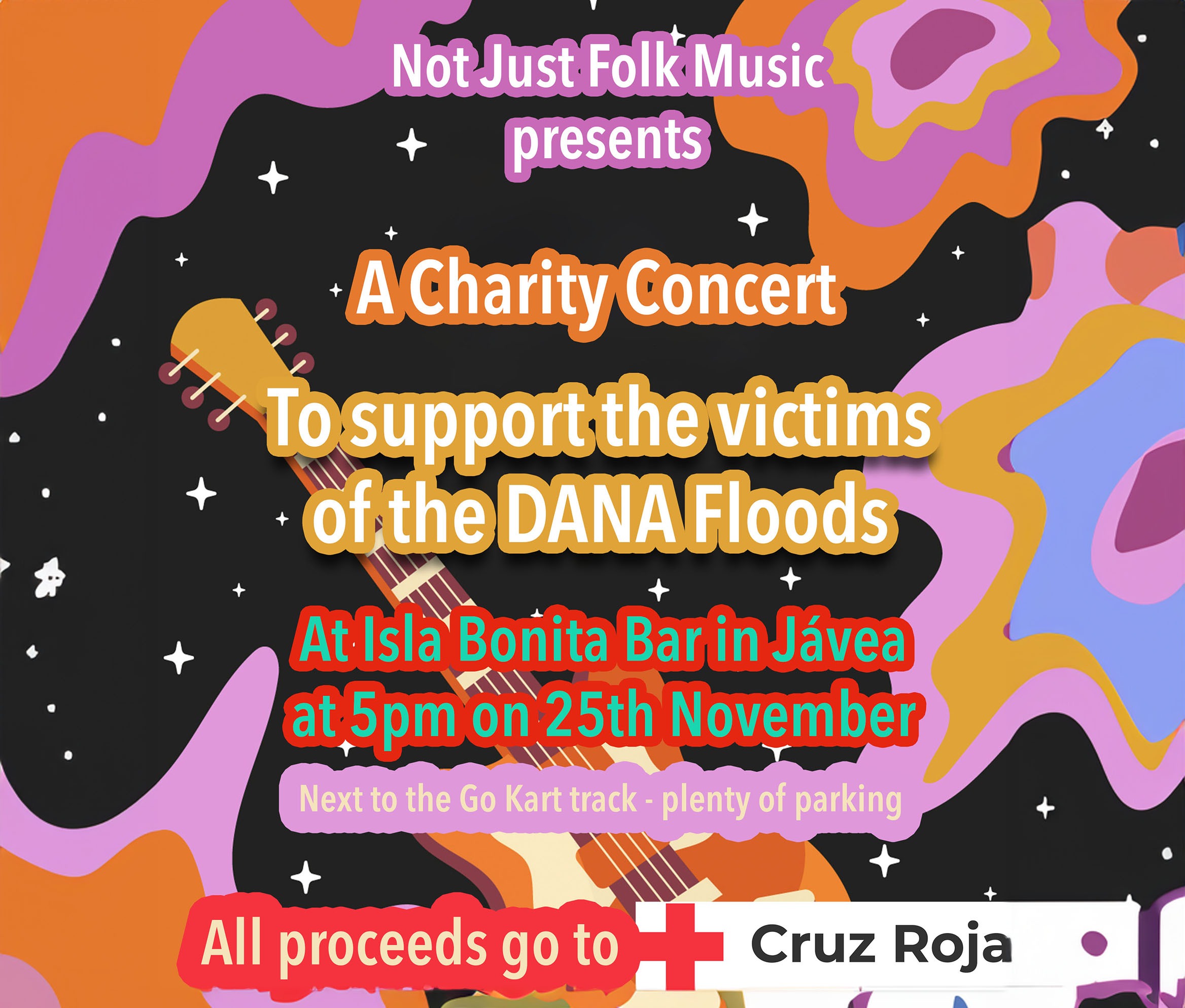 What are you doing at 5pm today? Why not come to our fundraising concert for the DANA flood victims?