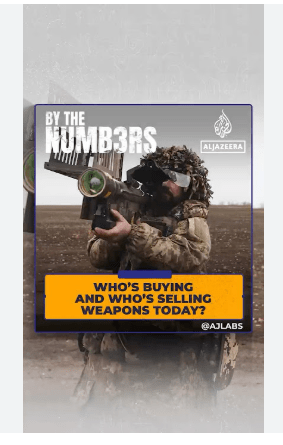 Weapons. Who is selling them? Who is buying them? Why?